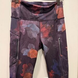 Athleta - Printed Rainier Tight - floral, small